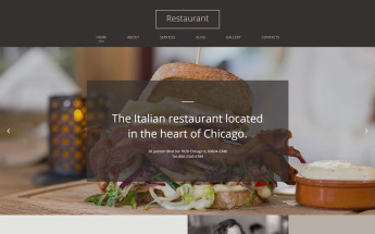 Italian Restaurant Moto CMS HTML Template