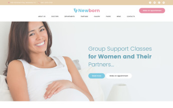 Newborn - Pregnancy Support Center WordPress Theme
