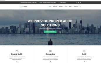 "Easy Audit - Multipage Consulting" Responsive Website template №61349