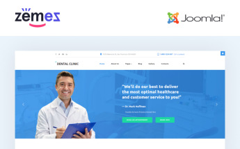 Responsywny szablon Joomla Dental Clinic - Dentistry Responsive #61338