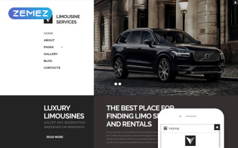 Reszponzív Limousine Services - Luxury Car Services Responsive Joomla sablon 61331