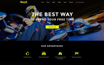 Speed - Karting Club Responsive Joomla Template
