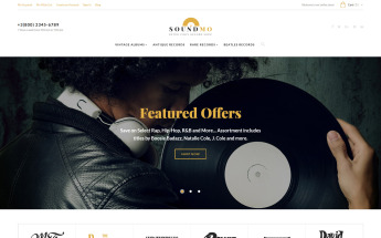 SoundMo - Vinyl & Audio Products Magento Theme