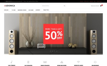 Audionica - Audio Shop Magento Theme