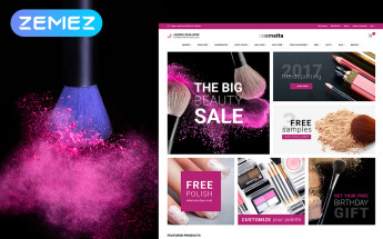 Cosmetta - Cosmetics Store Magento Theme