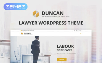Duncan - Lawyer Company Responsive Tema WordPress №62038