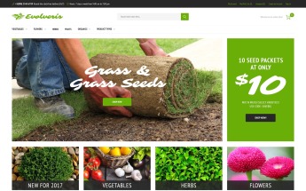 "Evolveris - Gardening Store" Responsive Magento Thema №62091