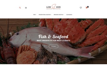 Longud - Seafood Delicacies Tema Magento №62082