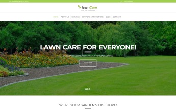 Responzivní WordPress motiv "Lawn Care - Lawn Mowing & Landscape" #62024
