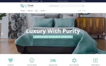 Reszponzív BioTron - Home Textiles Store Magento sablon 62087