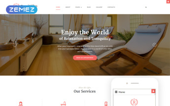 Royal Villas - Spa Resort & Hotel Responsive Joomla Template