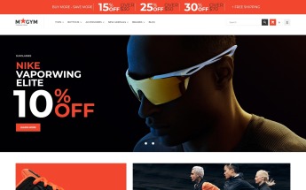 MyGym - Sports Training Gear Store Theme Tema Magento №62103
