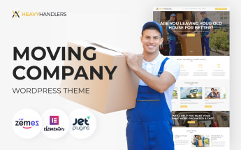 Responsywny motyw WordPress Heavy Handlers - Transportation & Moving Company #62117