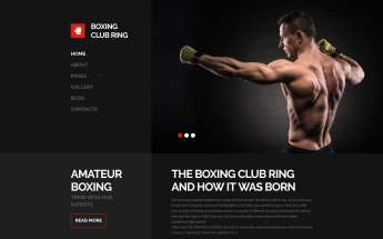 Boxing Responsive Joomla Template