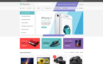 Electronics Store Responsive OpenCart Template