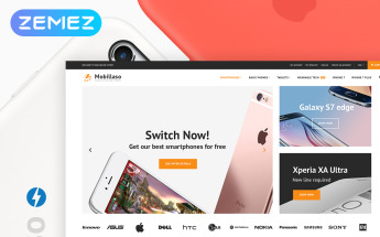 "Mobillaso - Mobile Store Responsive" Responsive Magento Thema №62283