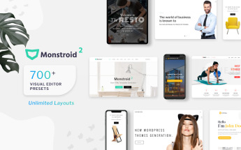 Plantilla Web "Monstroid2 Multifuncional" #62267