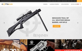 Responsive GottaGun - Gun Shop Magento #62286