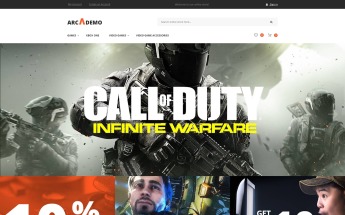 Arcademo - Video Games Shop Responsive Magento Theme