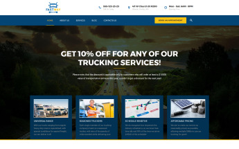 FastWay - Transportation Company Responsive WordPress Theme