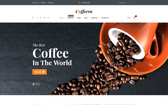 Modello Shopify Responsive #62324 per Un Sito di Caffetteria