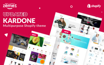 "KarDone - Shopify Multipurpose Designs Theme" thème Shopify adaptatif #62439