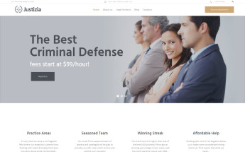 Responsive Justizia - Lawyer Services Responsive Wordpress #62440