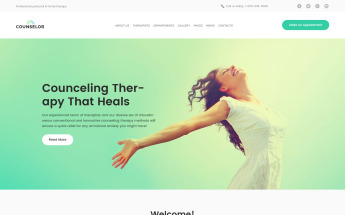"Counselor - Counseling Therapy Center Responsive" thème WordPress adaptatif #63388