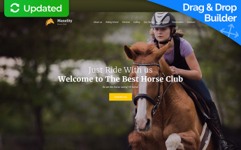 Manelity - Equestrian & Horse Riding Club Premium Moto CMS 3 Template