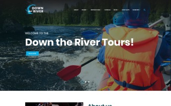 Tema De WordPress "Down River" #63432