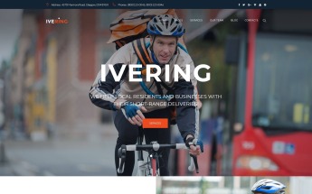 Bike Courier & Package Delivery WordPress Theme
