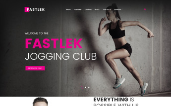 Fastlek - Running Club & Coaching WordPress Theme
