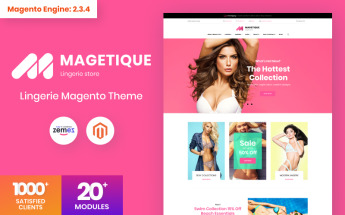 Responsive Magetique - Lingerie Magento #63516