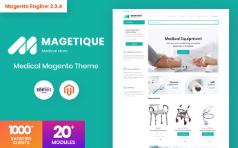 Responsywny szablon Magento Magetique - Medical Equipment #63512