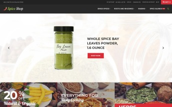Responsywny szablon Magento Spices Store - Spices Bootstrap Template #63588