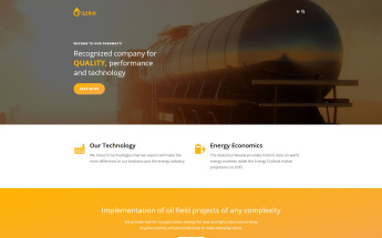 Gas & Oil Responsive Joomla Template