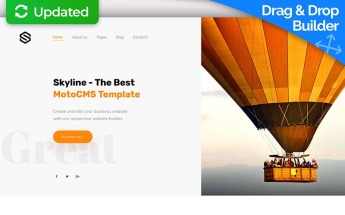 Plantilla Moto CMS 3 "Skyline - Business, Dentistry, Architecture & Travel" #63777