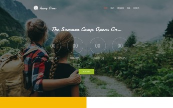 WordPress Theme namens "AppyTimes - Summer Camp" #63919