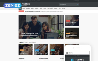 News Portal Responsive Joomla Template