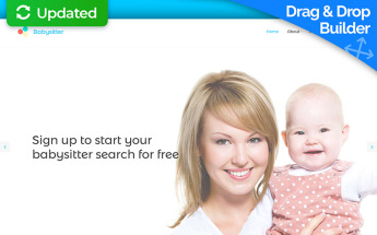 Babysitter Responsive Moto CMS 3 Template