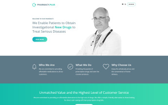 Drug Store Responsive Joomla Template