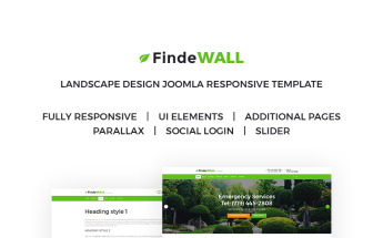 Landscape Design Responsive Joomla Template