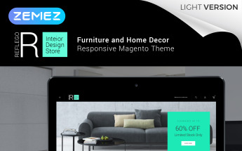 Reszponzív Reflego - Furniture & Home Decor Magento sablon 64138