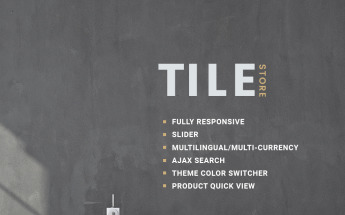 Tile & Stone Responsive OpenCart Template