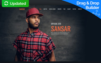 "Sansar - Singer Premium" modèle Moto CMS 3 adaptatif #64202