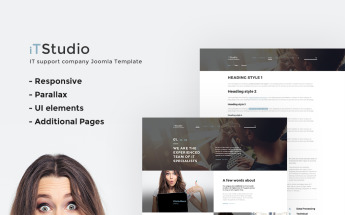 Reszponzív IT Joomla sablon 64397