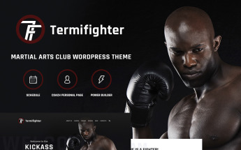 Termifighter - Martial Arts Club Responsive WordPress Theme