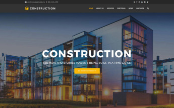 Construction Company Premium Drupal Template