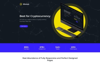 WPML-redo Bitunet - Cryptocurrency Elementor WordPress Theme WordPress-tema #64787