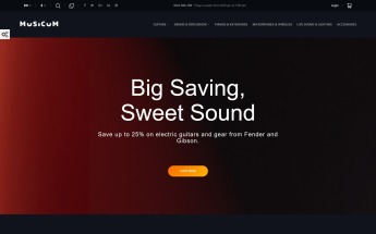 PrestaShop Theme namens "Musicum" #64882